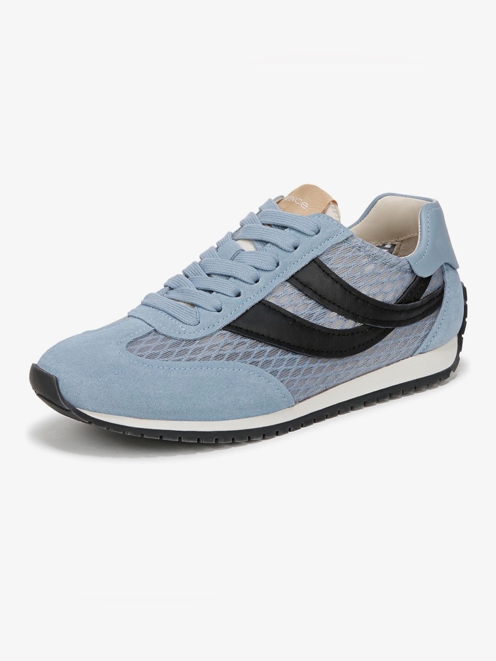 VINCE OASIS RUNNER MESH SNEAKER GLACIAL BLUE/BLACK NEW IN BOX size 10